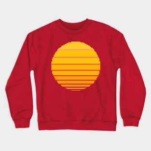 Vapor Wave Sun Crewneck Sweatshirt